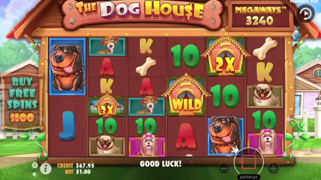 Игровой автомат The Dog House Megaways